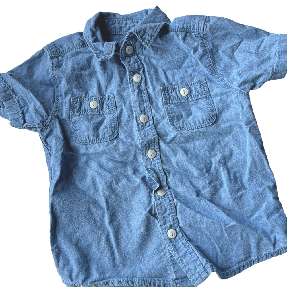 Oshkosh Bgosh denim button down shirt Sz 2t